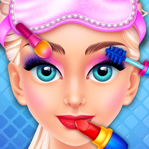 Crazy Slumber Party - Makeup, Face Paint, Dressup, Spa and Makeover - Girls Beauty Salon Games Icon