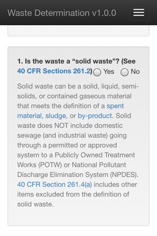 Kansas Waste Determination screenshot 2