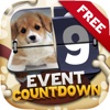 Event Countdown Beautiful Wallpaper  - “ Cute Puppy ” Free