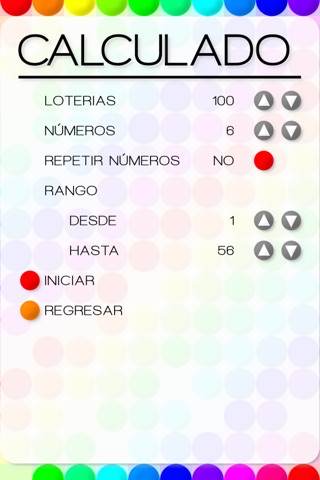 Calculated - Generador de Números de Lotería screenshot 3