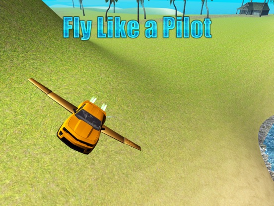 Flying Car Driving Simulator Free: Extreme Muscle Car - Airplane Flight Pilot на iPad