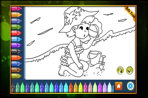Coloring Book Beach screenshot 3