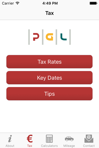 PGL Tax App screenshot 2