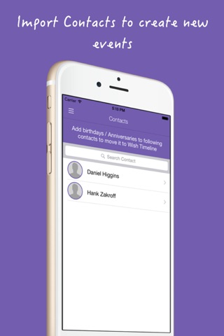 Wish It: Birthdays , Anniversaries & Events Reminder - Wish Timeline will never forget to say congrats screenshot 4