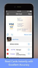 Cardwiz Pro Business Card Reader Scanner On The Iphone Screenshots