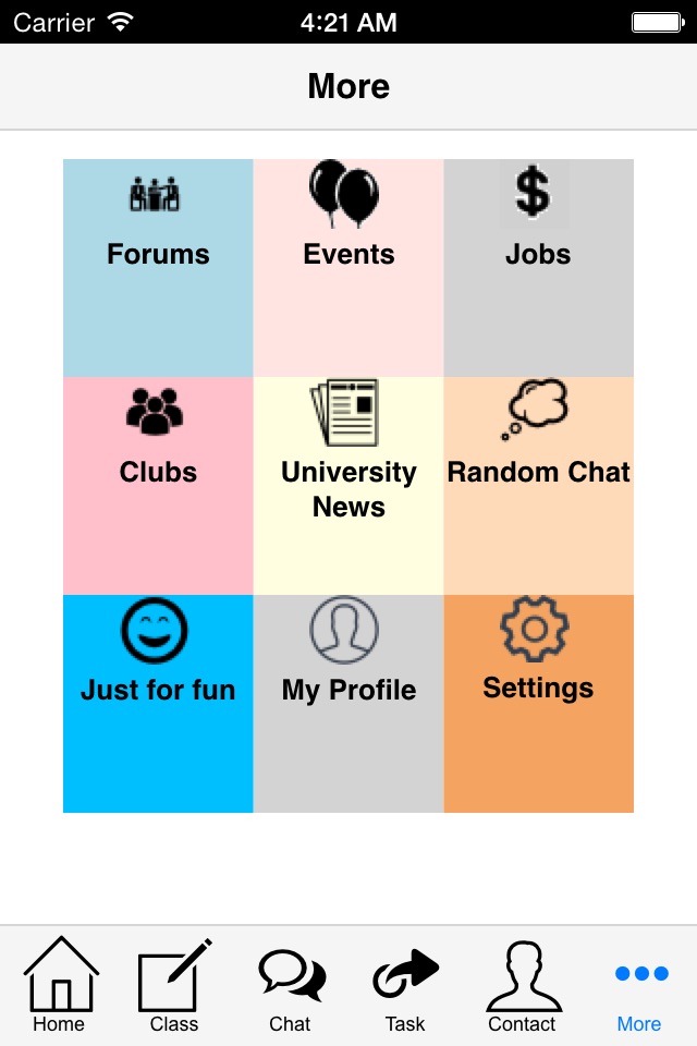 ClassMade, Student Class Timetable with homework, chat, club, news, forums, jobs, events screenshot 4