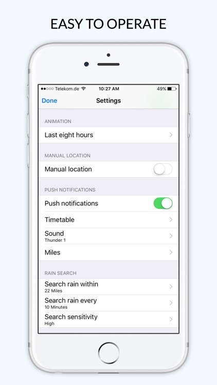 Rain Alarm - Radar & Push screenshot-4