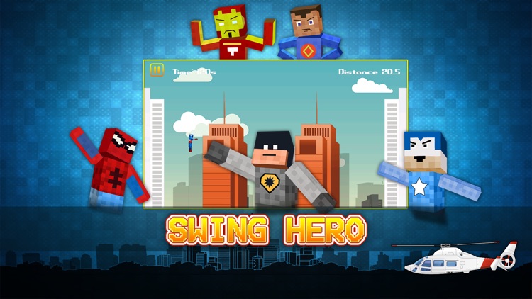 Swing Hero - Superhero Rope n Fly Adventure Game screenshot-0