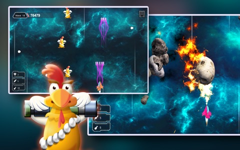 Chicken Shot - Space warrior screenshot 4