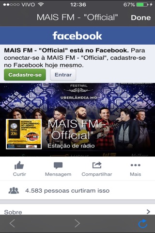 MAIS FM ARAGUARI MG screenshot 4