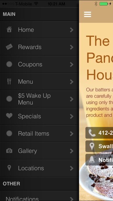 How to cancel & delete Original Pancake House Pitt from iphone & ipad 2