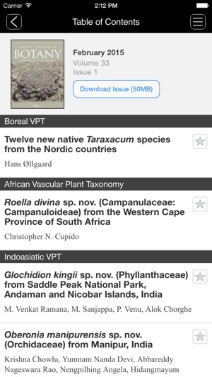 Nordic Journal of Botany(圖1)-速報App