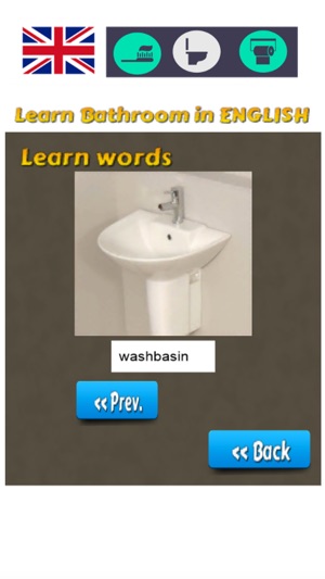 Learn Bathroom Words in English Language(圖4)-速報App