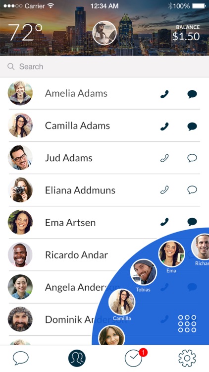 YouRoam: WiFi phone calls and text messaging
