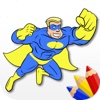 Superheroes - Coloring Book for Little Boys and Kids