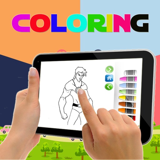 Coloring Kids for Captain Planet Version iOS App
