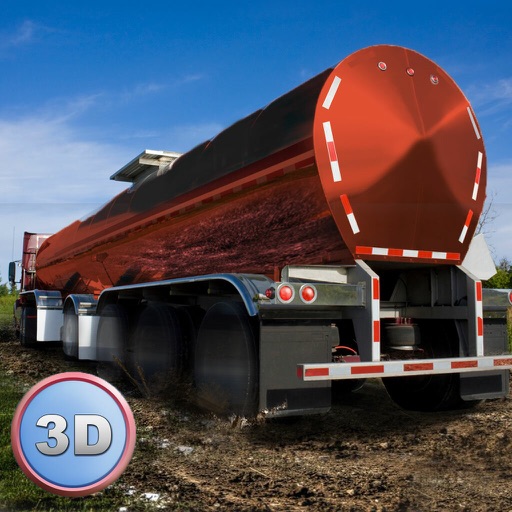 Oil Truck Simulator 3D Full - Offroad tank truck driving Icon