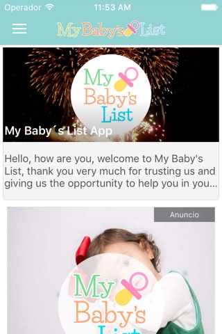 My Baby's List screenshot 2