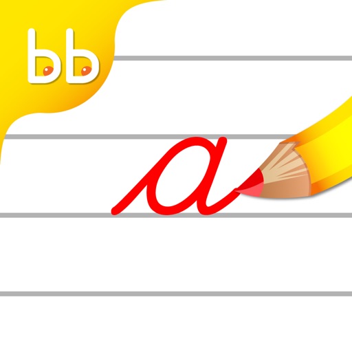 Cursive Writing Small letters : Kids learn to write lowercase alphabets and shapes iOS App