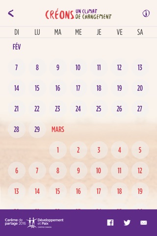 Calendrier Carême de partage screenshot 2