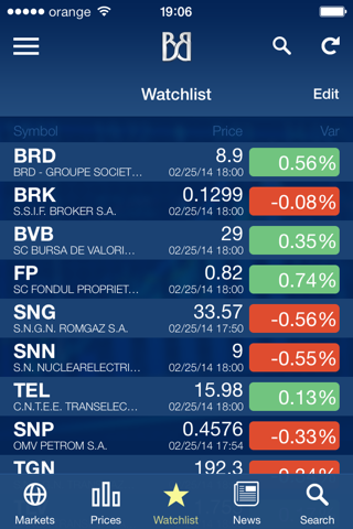 Bucharest Stock Exchange screenshot 4