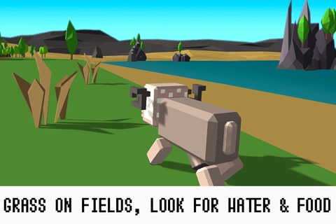 Pixel Wildlife: Sheep Survival Simulator Full screenshot 3