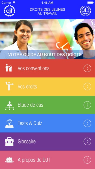 How to cancel & delete Droits des jeunes au travail from iphone & ipad 1