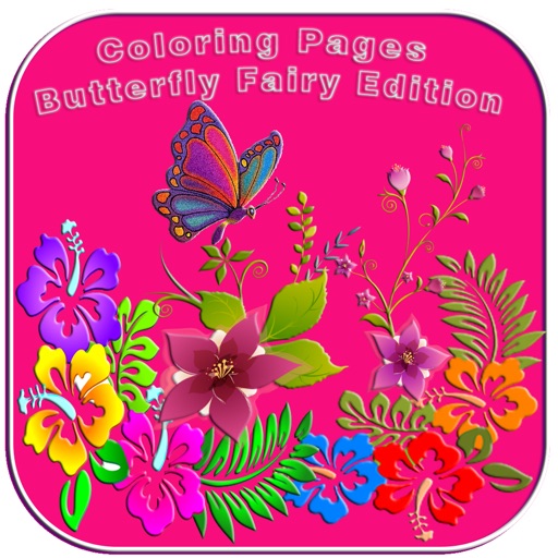 Coloring Pages Butterfly Fairy Edition Icon