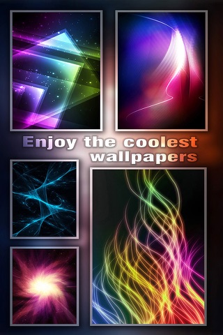 Glow Wallpapers & Themes HD - Pimp Home Screen with Radiant & Sparkle Retina Images screenshot 2