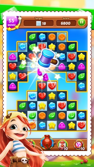 Sweet Gem Candies Land Match 3 Puzzle Adventure(圖3)-速報App