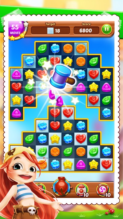 Sweet Gem Candies Land Match 3 Puzzle Adventure