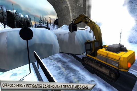 Snow Excavator 3D : Winter Mountain Rescue Operation with Snow Plow & Dumper Truck Simulation screenshot 3