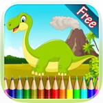 Dinosaur Coloring Book - Desenho e pintura colorida para crianças jogos grátis