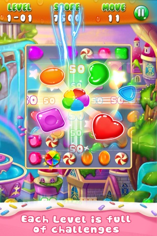 Jem Candy Sugar: Hero Match 3 screenshot 3