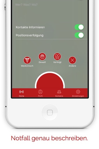 enCourage - die Notfall App screenshot 2