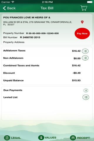 Wakulla County Tax Collector screenshot 4