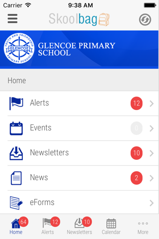 Glencoe Primary School - Skoolbag screenshot 2