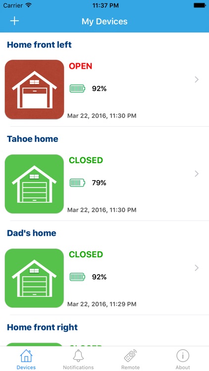 GarageDoorBuddy Monitor