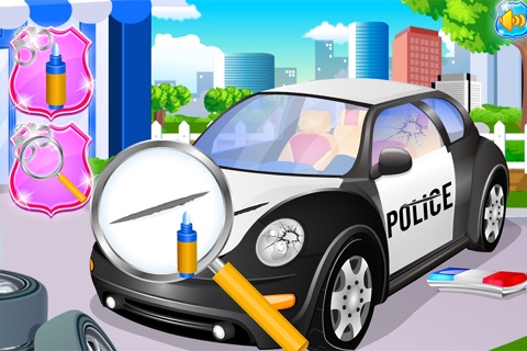 Police Car Wash screenshot 2