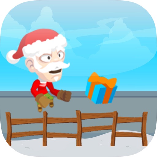 Run Santa Run! - Santa Clauses Running For Gifts Icon