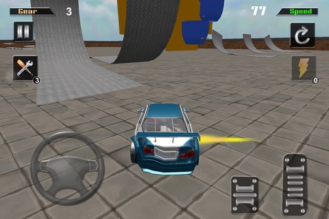 3D HD Car Extreme Racing Stunt Simulator screenshot 2