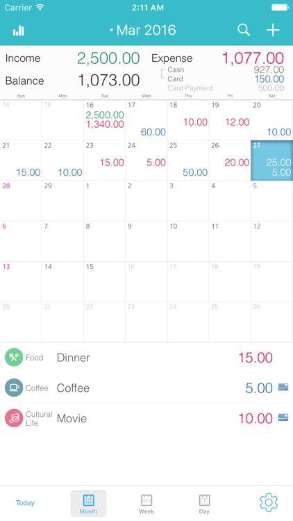 Weple Money Pro - Account Book, Home Budget, Bills, Checkbook