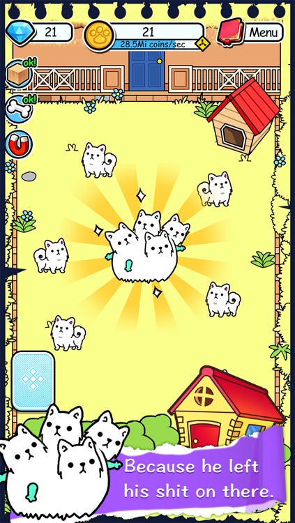 Dog Evolution - Tap Coins of the Crazy Mutant Poop Clicker Game