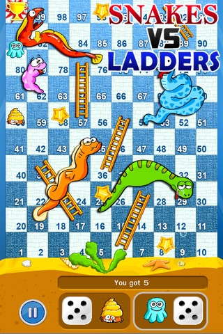 Snakes Vs Ladders - Free Snake Ladder Slither Game screenshot 2