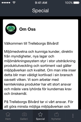 Trelleborgs Bilvård screenshot 3