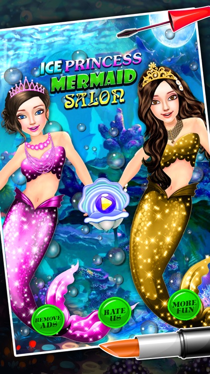 Ice Princess Mermaid Beauty Salon – Fun dress up and make up game for little stylist