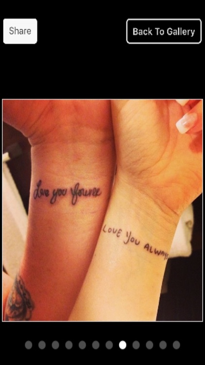 love you forever tattoo