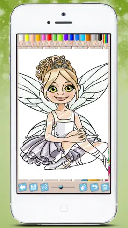 Game screenshot Fairies Coloring Book - Paint princesses tales hack