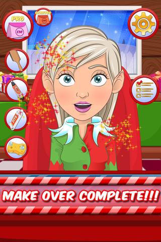 A Santa Christmas Makeover Game FREE screenshot 4