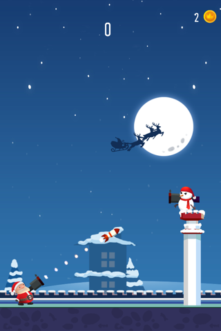 Rocket Hero : Tiny Troopers Shooting Cannon - Christmas Holiday Edition screenshot 2